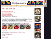 Tablet Screenshot of hoofcure.com